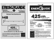 Maytag MFB2055YEM Energy Guide