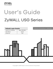 ZyXEL USG110/210/310 User Guide