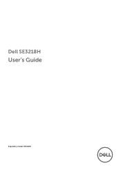 Dell SE3218H Users Guide