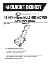 Black & Decker MM575 Type 1 Manual - MM575