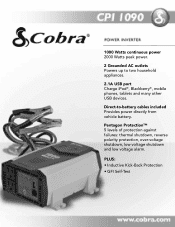 Cobra CPI 1090 CPI 1090 Features & Specs