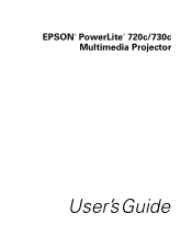 Epson EMP 730 User Manual