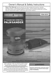 Harbor Freight Tools 62216 User Manual
