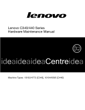 Lenovo C440 Touch Lenovo C340/440 Series Hardware Maintenance Manual
