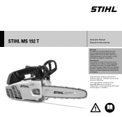 192 Stihl Chainsaw Parts List Manual MS192 T MS 192T 
