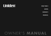 Uniden DXAI7288-2 English Owners Manual