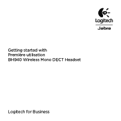 Logitech BH940 Getting Started Guide