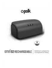 Polk Audio S2R Omni S2R Owner's Manual - German