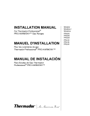 Thermador PRL486GDH User Manual
