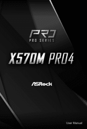 ASRock X570M Pro4 User Manual