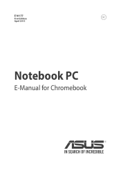 Asus Chromebook Flip C100PA Users Manual for English Edition