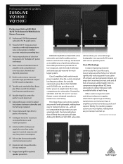 Behringer VQ1500D Brochure
