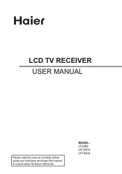 Haier LTF37F6 User Manual