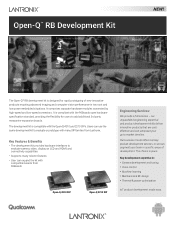 Lantronix Open-Q RB Development Kit Open-Qtm RB Development Kit Product Brief