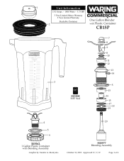 Waring CB15P Parts Diagram