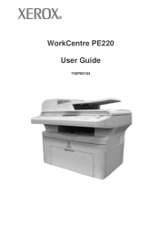 Xerox PE220 User Guide