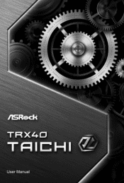 ASRock TRX40 Taichi User Manual