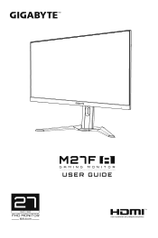 Gigabyte M27F A GIGABYTE User Manual