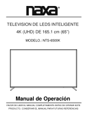 Naxa NTS-6500K Spanish manual