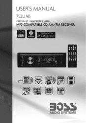 Boss Audio 752UAB User Manual