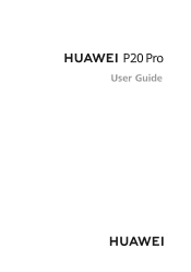 Huawei P20 Pro User Guide