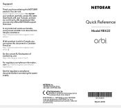 Netgear RBK22 Quick Reference Guide