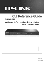 TP-Link T1700X-16TS T1700X-16TSUN V1 CLI Reference Guide
