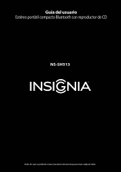 Insignia NS-SH513 User Manual (Spanish)