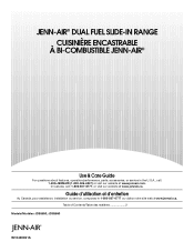 Jenn-Air JDS8850CDS Use and Care