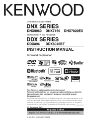 Kenwood DDX896 Instruction Manual