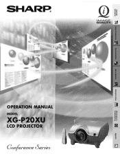 Sharp XG-P20XUL XG-P20XU Operation Manual