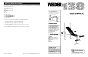 Weider Weembe7130 Instruction Manual