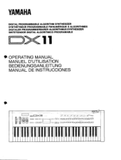 Yamaha DX11 Owner's Manual (image)