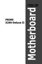 Asus PRIME X299-DELUXE II Users Manual English