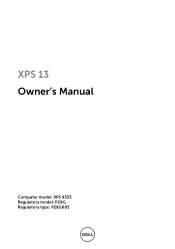 Dell XPS 13 9333 Owners Manual