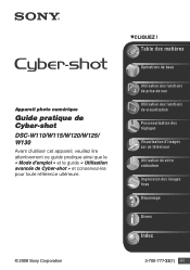 Sony DSC-W120/P Guide pratique de Cyber-shot®