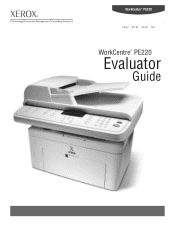 Xerox PE220 Evaluator Guide