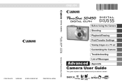 Canon PowerShot SD450 PowerShot SD450 / DIGITAL IXUS 55 Camera User Guide Advanced