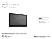 Dell Inspiron 3059 AIO Inspiron 20 3059 Specifications