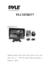Pyle PLCMTRS77 Instruction Manual