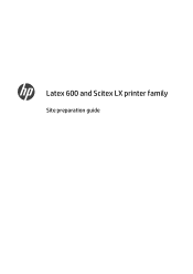 HP Latex 600 Site preparation guide