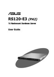 Asus RS120-E3 PA2 User Guide