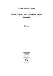 D-Link DGS-3312SR Product Manual