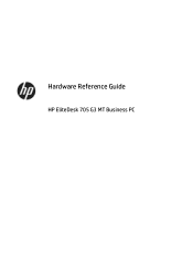 HP EliteDesk 705 G3 Micro Hardware Reference Guide