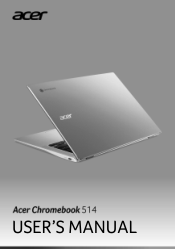 Acer Chromebook 514 User Manual