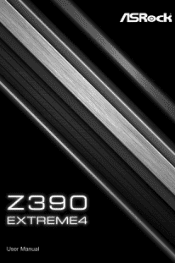 ASRock Z390 Extreme4 User Manual