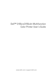 Dell 2155 Color Laser User Manual