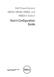Dell PowerConnect M8428-k Dell PowerConnect 
	M8024-k User's Configuration Guide