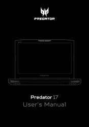 Acer Predator G9-793 User Manual W10