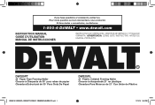 Dewalt DW325PL Instruction Manual